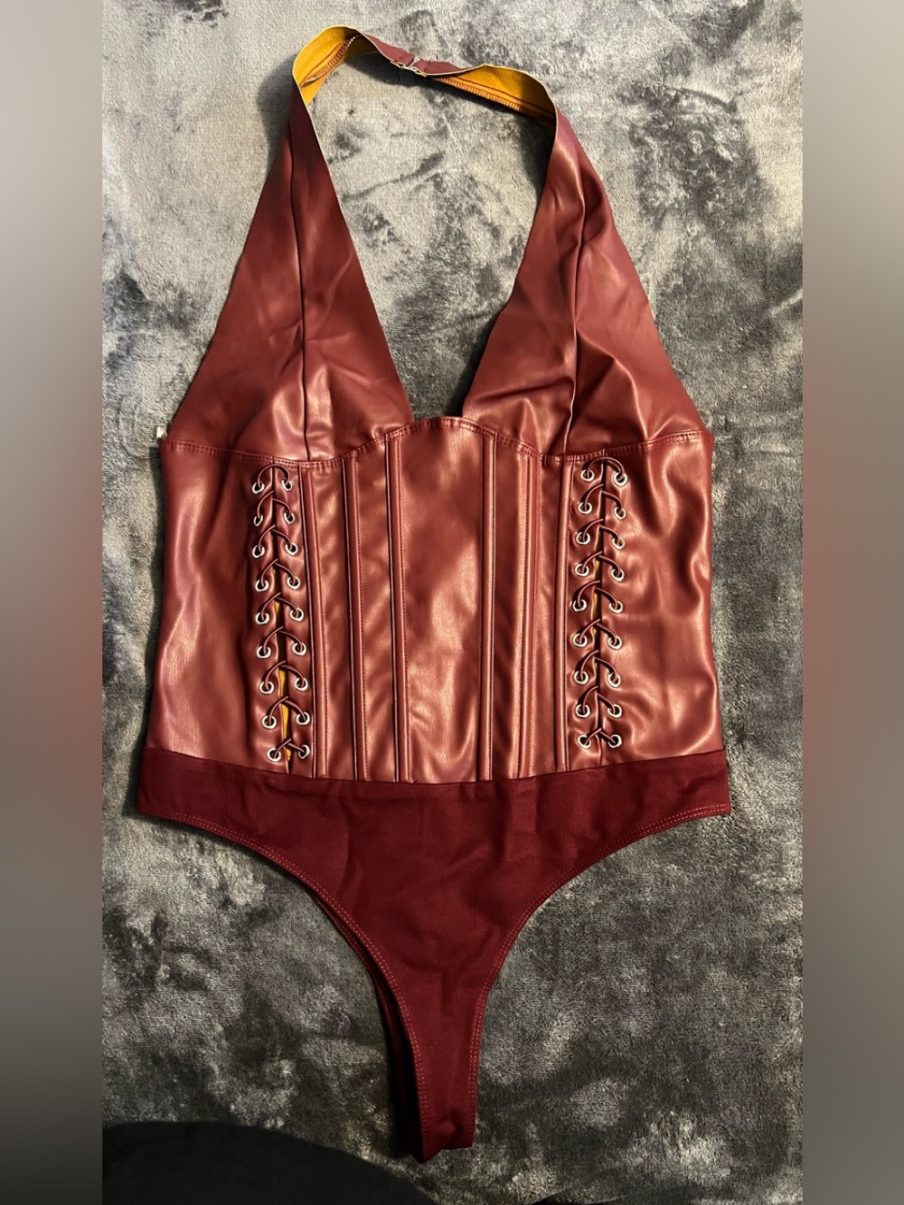 Halter Bodysuit Size Large NWT